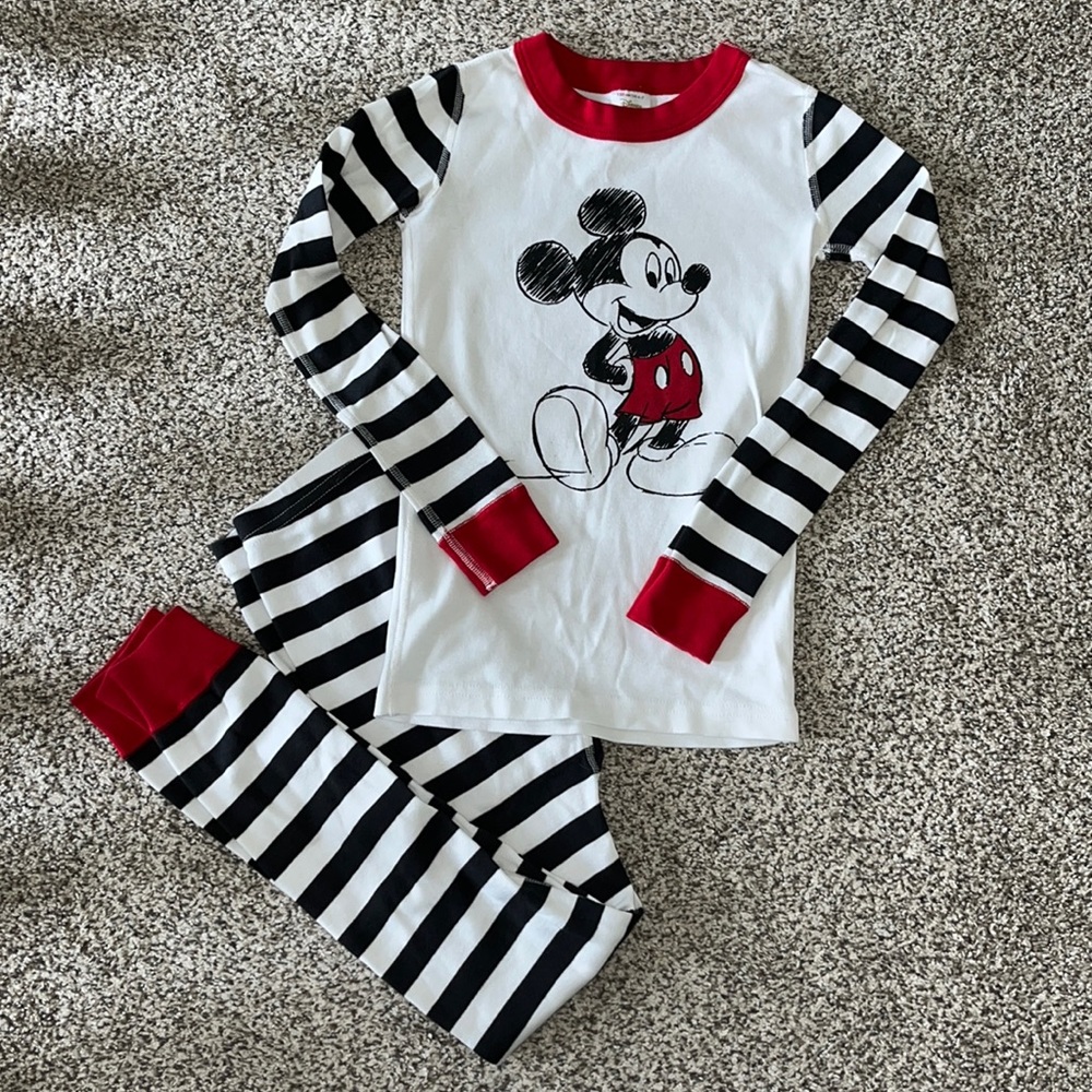 Hanna Andersson boys’ 120cm/6-7 Mickey Mouse long johns